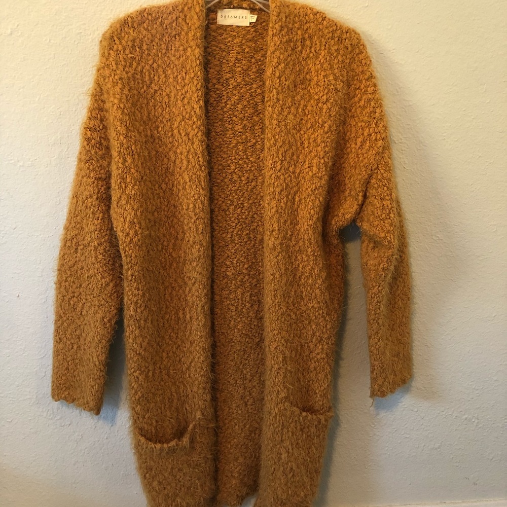 Mustard cardigan